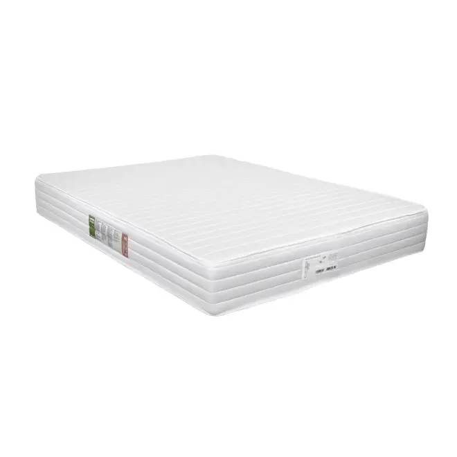 COLCHÃO CASAL COM MOLAS BONNELL 1,38 M X 1,88 M X 23 CM FIRST - BRANCO/PRETO - Foto 1