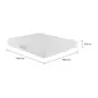 COLCHÃO QUEEN COM MOLAS BONNELL 1,58 M X 1,98 M X 23 CM FIRST - BRANCO/PRETO - Foto 2