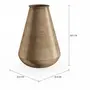 VASO 28 CM PROA - OURO VELHO - Foto 2