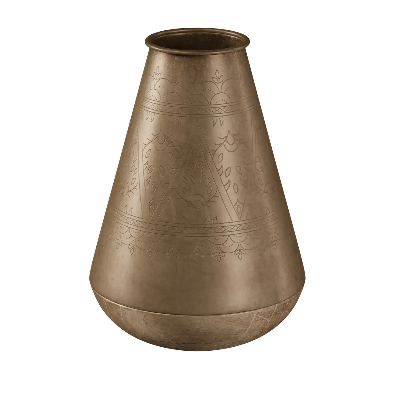 VASO 28 CM PROA - OURO VELHO - Foto 1