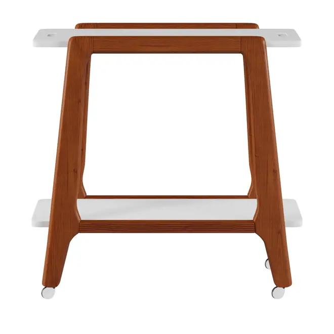 CARRINHO 75 CM X 44 CM WIN - NOZES/BRANCO - Foto 1