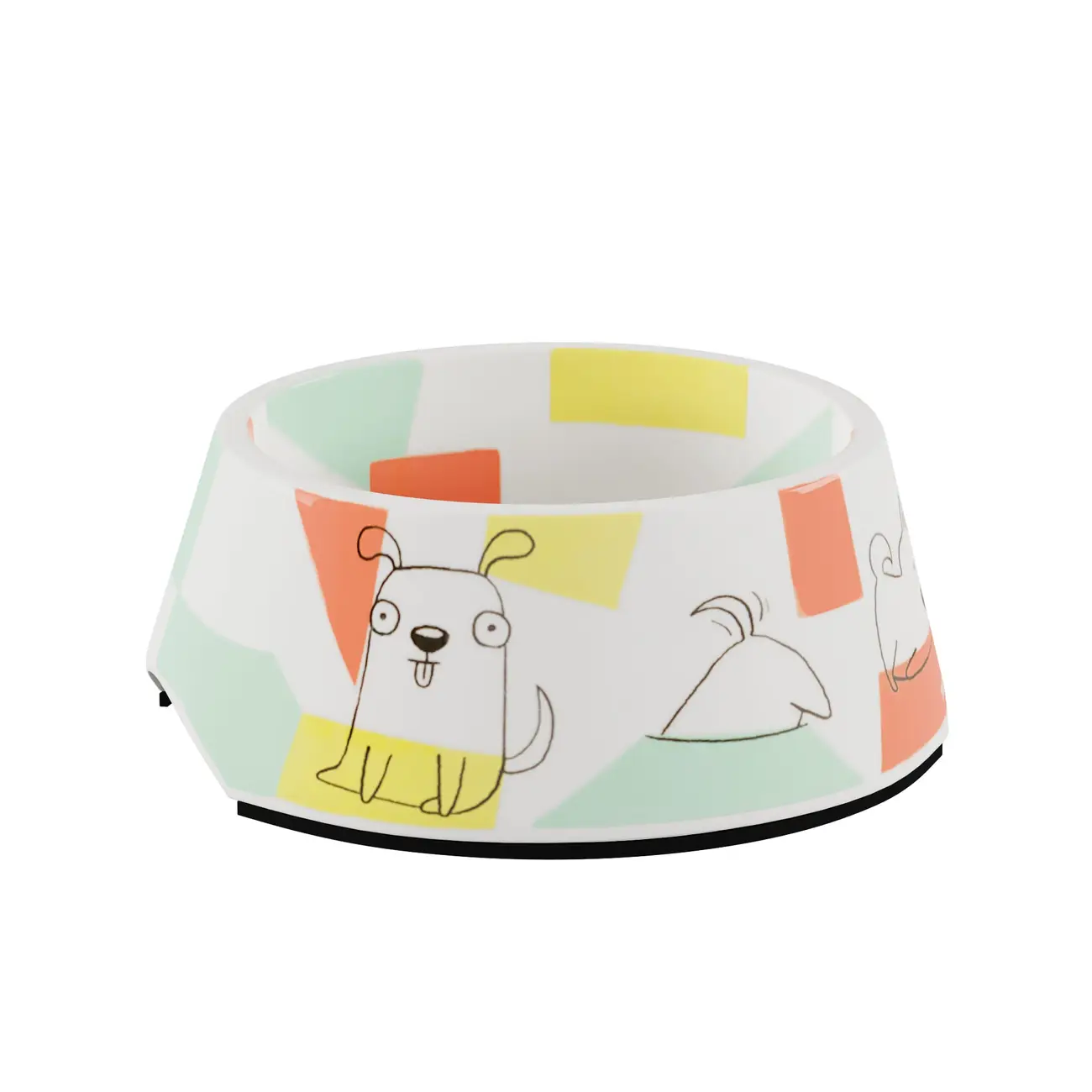 COMEDOURO PARA PET 19 CM BALOO - CORES CALEIDOCOLOR/INOX - Foto 19