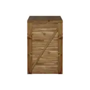 ESCRIVANINHA 1,15 M X 50 CM CRATES - ENCERADO CASTANHO - Foto 3