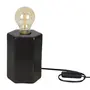 LUMINÁRIA DE MESA MODERN-HEX - PRETO - Foto 1