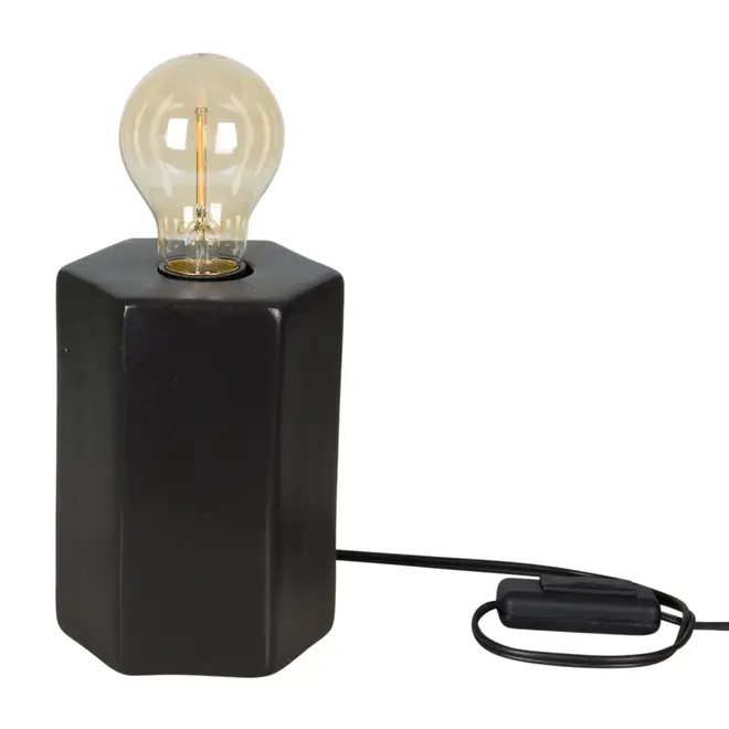 LUMINÁRIA DE MESA MODERN-HEX - PRETO - Foto 1
