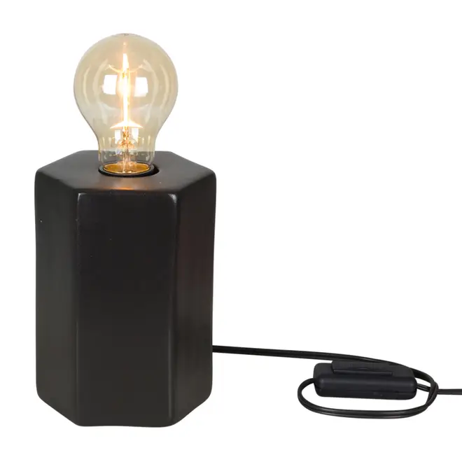 LUMINÁRIA DE MESA MODERN-HEX - PRETO - Foto 2