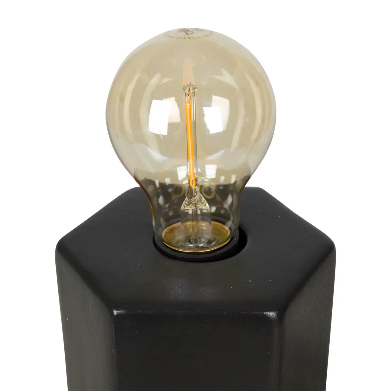 LUMINÁRIA DE MESA MODERN-HEX - PRETO - Foto 3