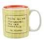 CANECA 330 ML IDA - SER SIMPÁTICA - VERDE CLARO/TERRACOTA - Foto 1