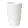CANECA 400 ML LIVRO EM LOUÇAS RAÍZES - BRANCO/PRETO - Foto 4