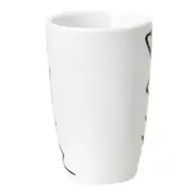 CANECA 400 ML LIVRO EM LOUÇAS RAÍZES - BRANCO/PRETO - Foto 4