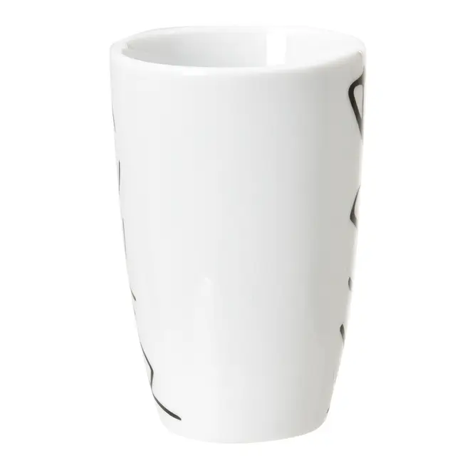 CANECA 400 ML LIVRO EM LOUÇAS RAÍZES - BRANCO/PRETO - Foto 4