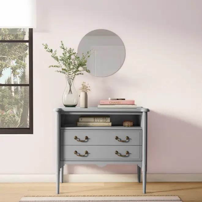 REGENCE CÔMODA 2 GAVETAS 90 CM X 50 CM - CINZA PROVENCE - Foto 3