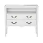 BRANCO PROVENCE - REGENCE CÔMODA 2 GAVETAS 90 CM X 50 CM