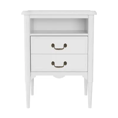 MESA DE CABECEIRA ALTA 2 GAVETAS REGENCE