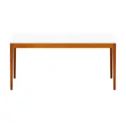 MESA DE JANTAR 1,60 M X 80 CM NOAH - NOZES/BRANCO - Foto 1