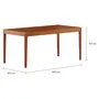 MESA DE JANTAR 1,60 M X 80 CM NOAH - NOZES/NOZES - Foto 4