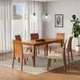 MESA DE JANTAR 1,60 M X 80 CM NOAH - NOZES/NOZES - Foto 5
