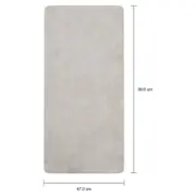 TAPETE 47 CM X 90 CM MELODY - CREAM - Foto 3