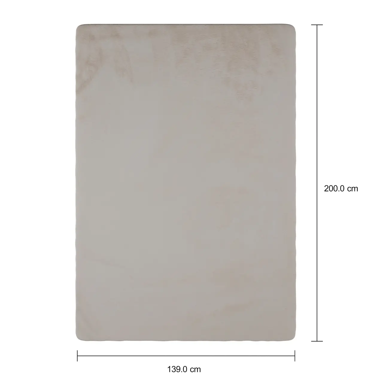 TAPETE 1,40 M X 2 M MELODY - CREAM - Foto 8