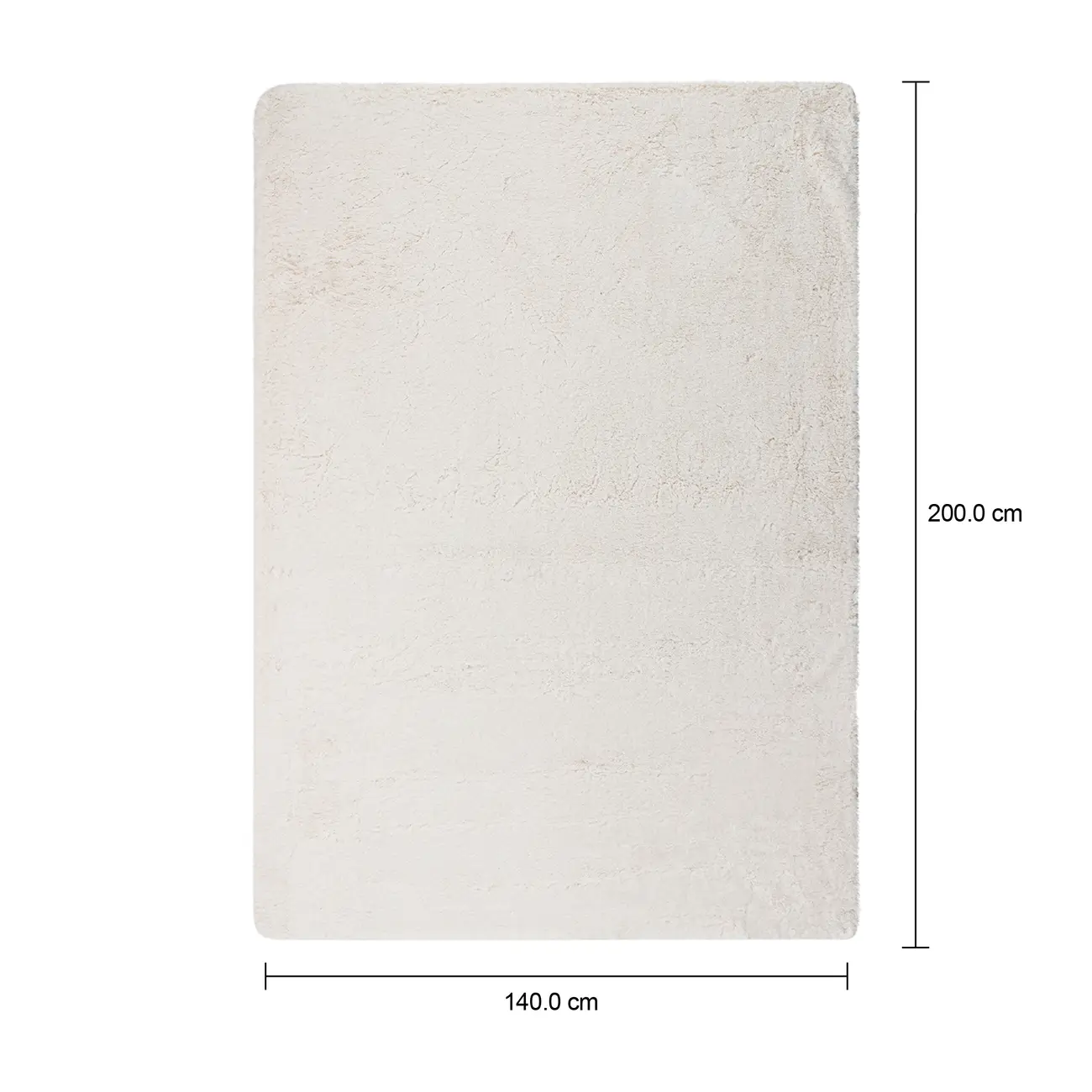 TAPETE 1,40 M X 2 M MELODY - CREAM - Foto 7