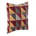 COBRE/GARNET - CAPA PARA ALMOFADA 45 CM X 45 CM TRIANGLE