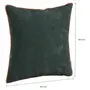CAPA PARA ALMOFADA 45 CM X 45 CM VELÚ - MALAQUITA/COBRE - Foto 2