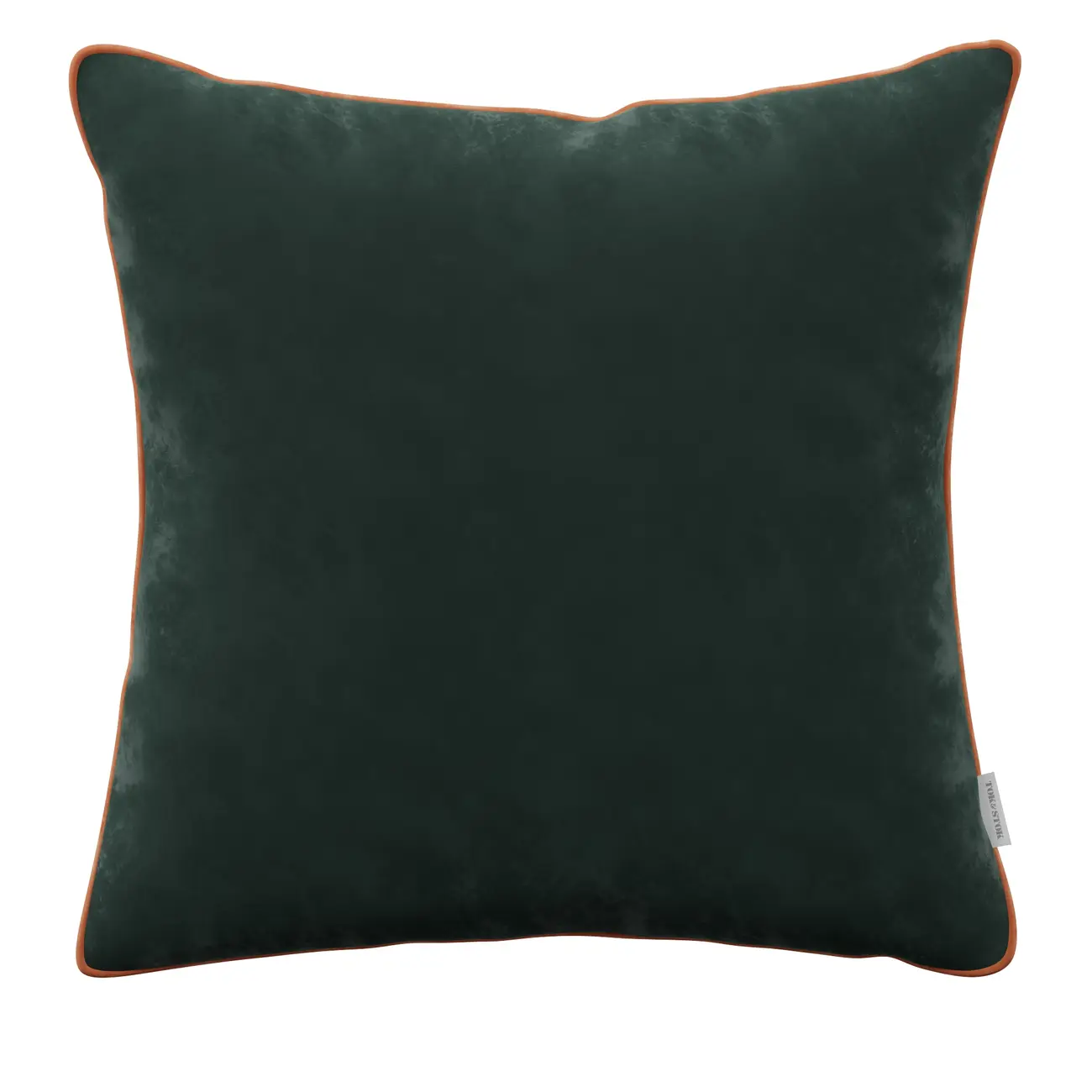 CAPA PARA ALMOFADA 45 CM X 45 CM VELÚ - MALAQUITA/COBRE - Foto 1