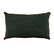 CAPA PARA ALMOFADA 50 CM X 30 CM VELÚ - MALAQUITA/COBRE - Foto 1