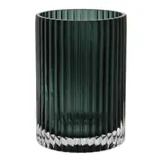 VASO 20 CM TOURMALINE - VERDE ESCARAVELHO - Foto 2
