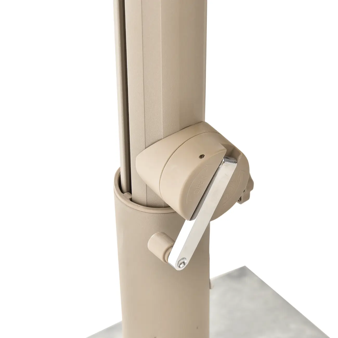 OMBRELONE LATERAL QUADRADO 3 M X 3 M MILUS - CAMELO/BEGE - Foto 6