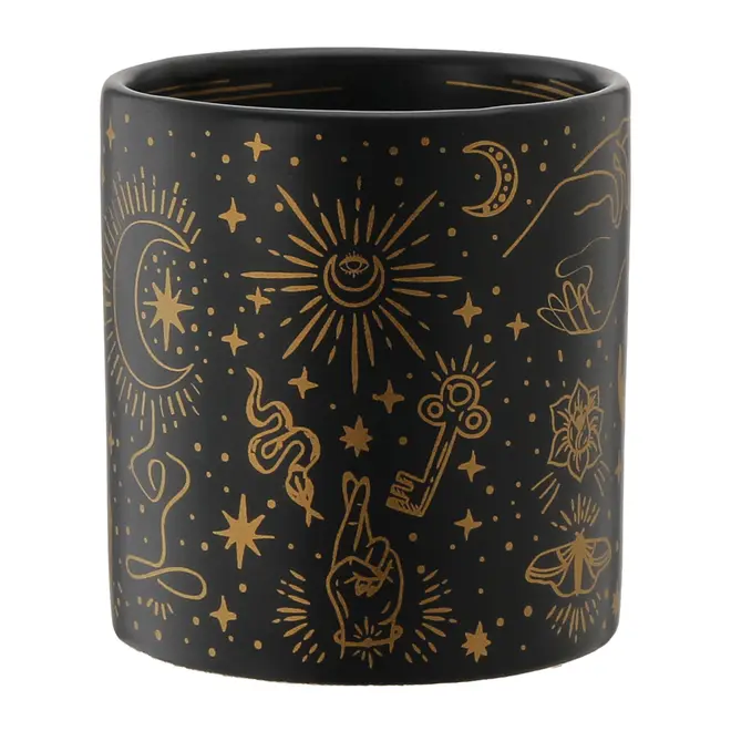 CANECA 300 ML MYSTICAL - PRETO BRILHANTE/OURO - Foto 6
