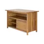 BALCÃO DE COZINHA COM 1 PORTA DE CORRER 1,35 M X 80 CM GOURMET - NOZES - Foto 2