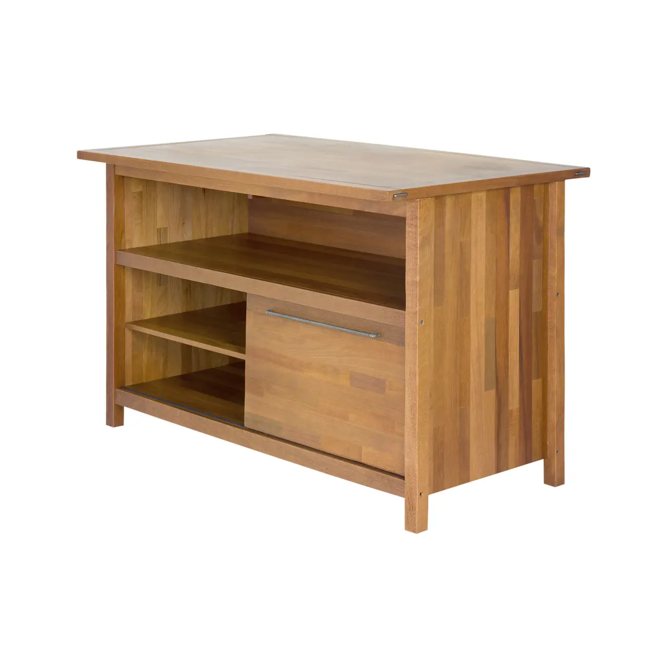 BALCÃO DE COZINHA COM 1 PORTA DE CORRER 1,35 M X 80 CM GOURMET - NOZES - Foto 2