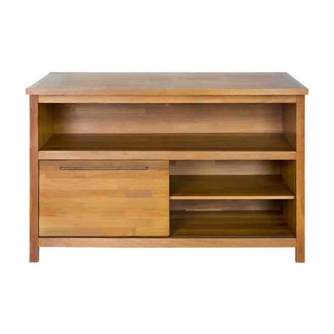 BALCÃO DE COZINHA COM 1 PORTA DE CORRER 1,35 M X 80 CM GOURMET - NOZES - Foto 3