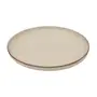 JOGO DE PRATO SOBREMESA C/4 PEÇAS FINEST - AREIA/ARGILA - Foto 2