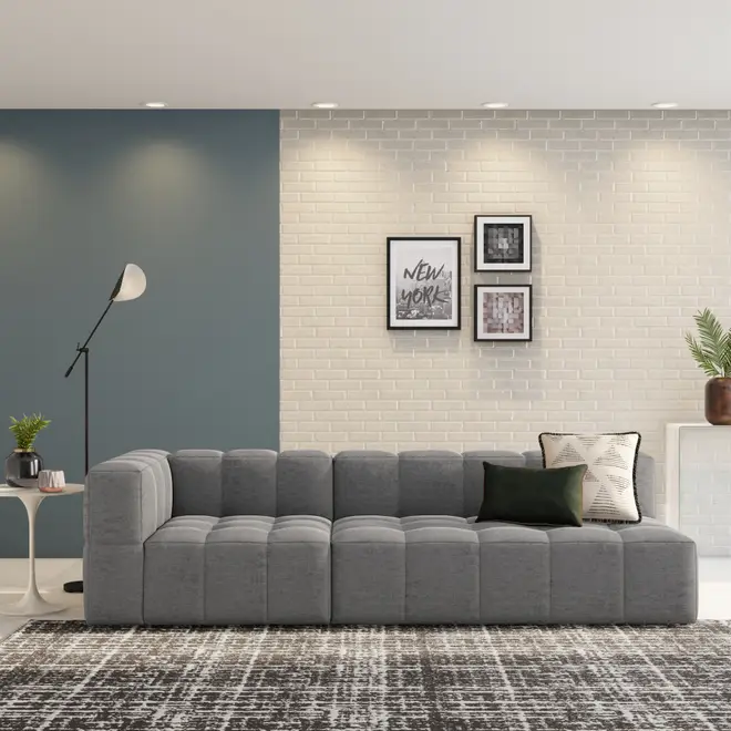 SOFÁ MODULAR 2 LUGARES SOFO - WEFT KONKRET - Foto 9