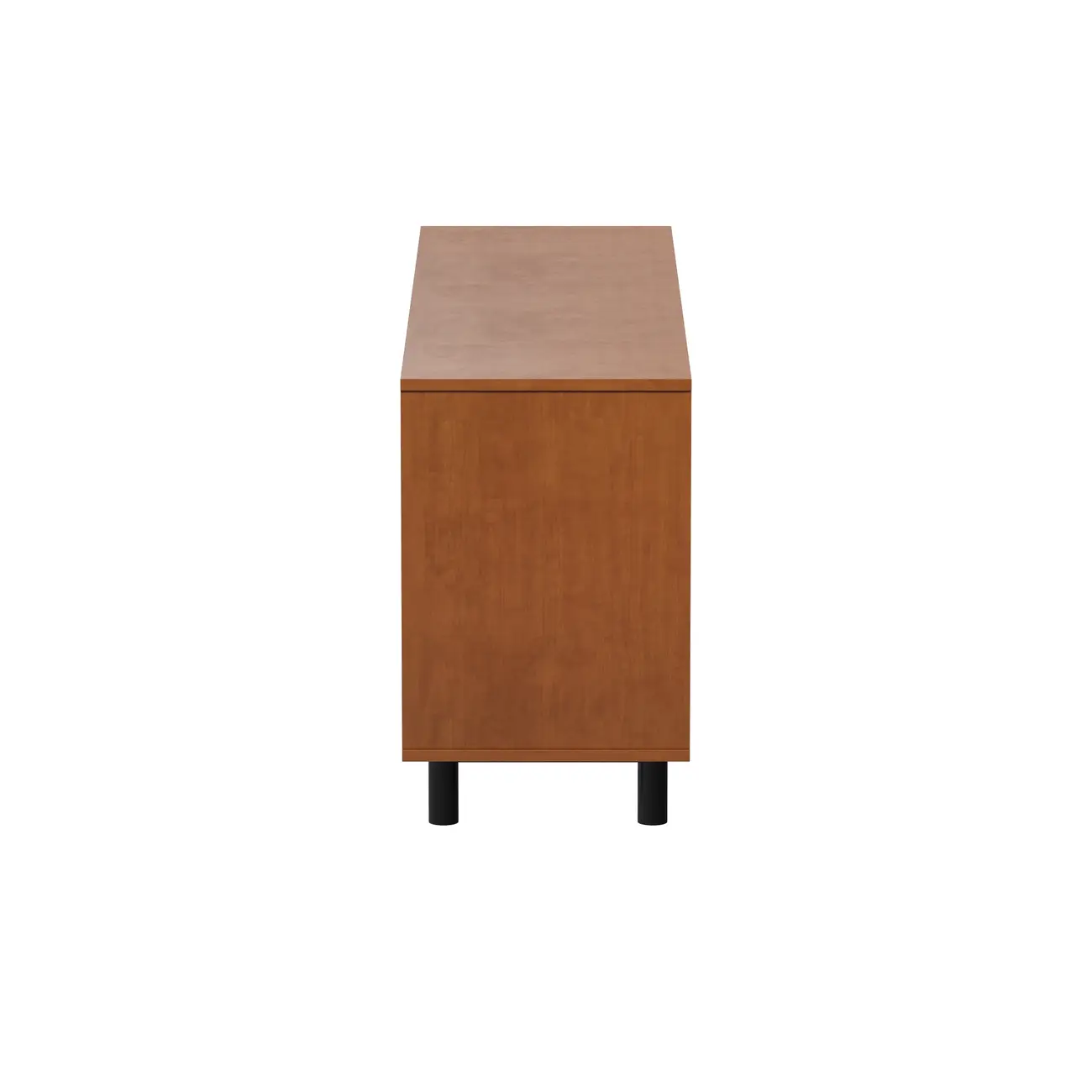 PIO BUFFET 4 PORTAS 1,60 M X 45 CM - NOZES/PRETO - Foto 1