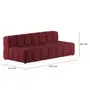 SOFÁ MODULAR 3 LUGARES SOFO - GARNET - Foto 5