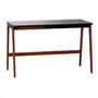 NOZES/PRETO - MESA DE ESCRITÓRIO 1 GAVETA 1,20 M X 60 CM HANNA