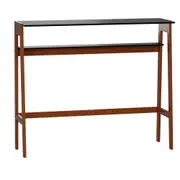 MESA ALTA 1,20 M X 40 CM HANNA - NOZES/PRETO - Foto 1