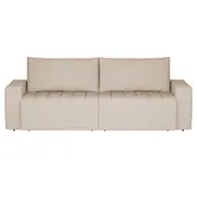 SOFÁ-CAMA RETRÁTIL E RECLINÁVEL 3 LUGARES SNOOZE - CINZA CLARO - Foto 1