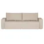 CINZA CLARO - SOFÁ-CAMA RETRÁTIL E RECLINÁVEL 3 LUGARES SNOOZE