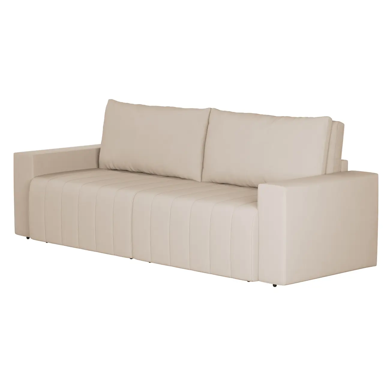 SOFÁ-CAMA RETRÁTIL E RECLINÁVEL 3 LUGARES SNOOZE - CINZA CLARO - Foto 2