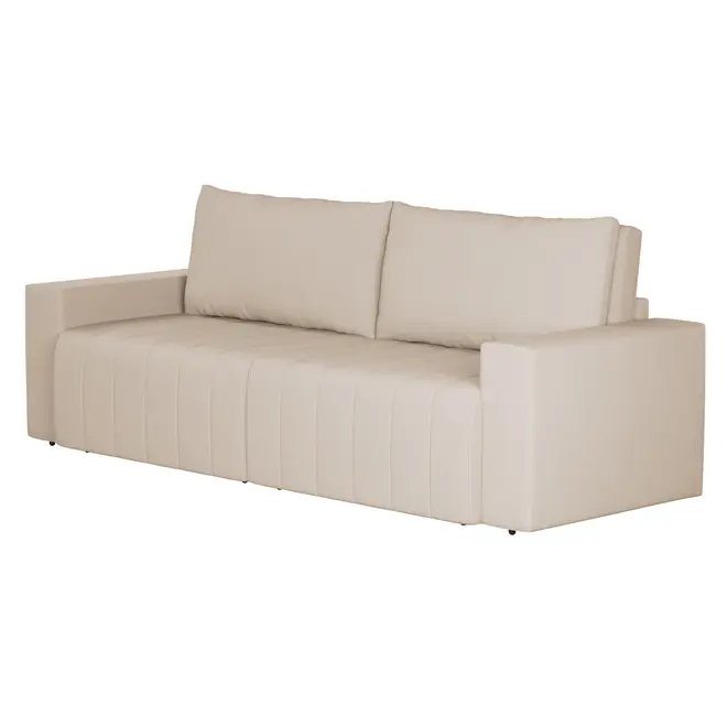 SOFÁ-CAMA RETRÁTIL E RECLINÁVEL 3 LUGARES SNOOZE - CINZA CLARO - Foto 2