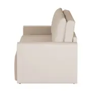 SOFÁ-CAMA RETRÁTIL E RECLINÁVEL 3 LUGARES SNOOZE - CINZA CLARO - Foto 3