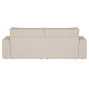 SOFÁ-CAMA RETRÁTIL E RECLINÁVEL 3 LUGARES SNOOZE - CINZA CLARO - Foto 4