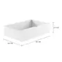 MON CHÉRI CONJUNTO COM 2 GAVETAS PARA CAMA-SOFÁ 78 CM - BRANCO - Foto 2