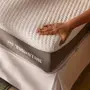 COLCHÃO SOLTEIRO FIRME COM MOLAS ENSACADAS 88 CM X 1,88 M X 25 CM TATOU GULDI - CINZA/BRANCO - Foto 8