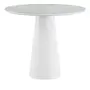 BRANCO/BRANCO BRILHANTE - MESA REDONDA 90 CM MAK