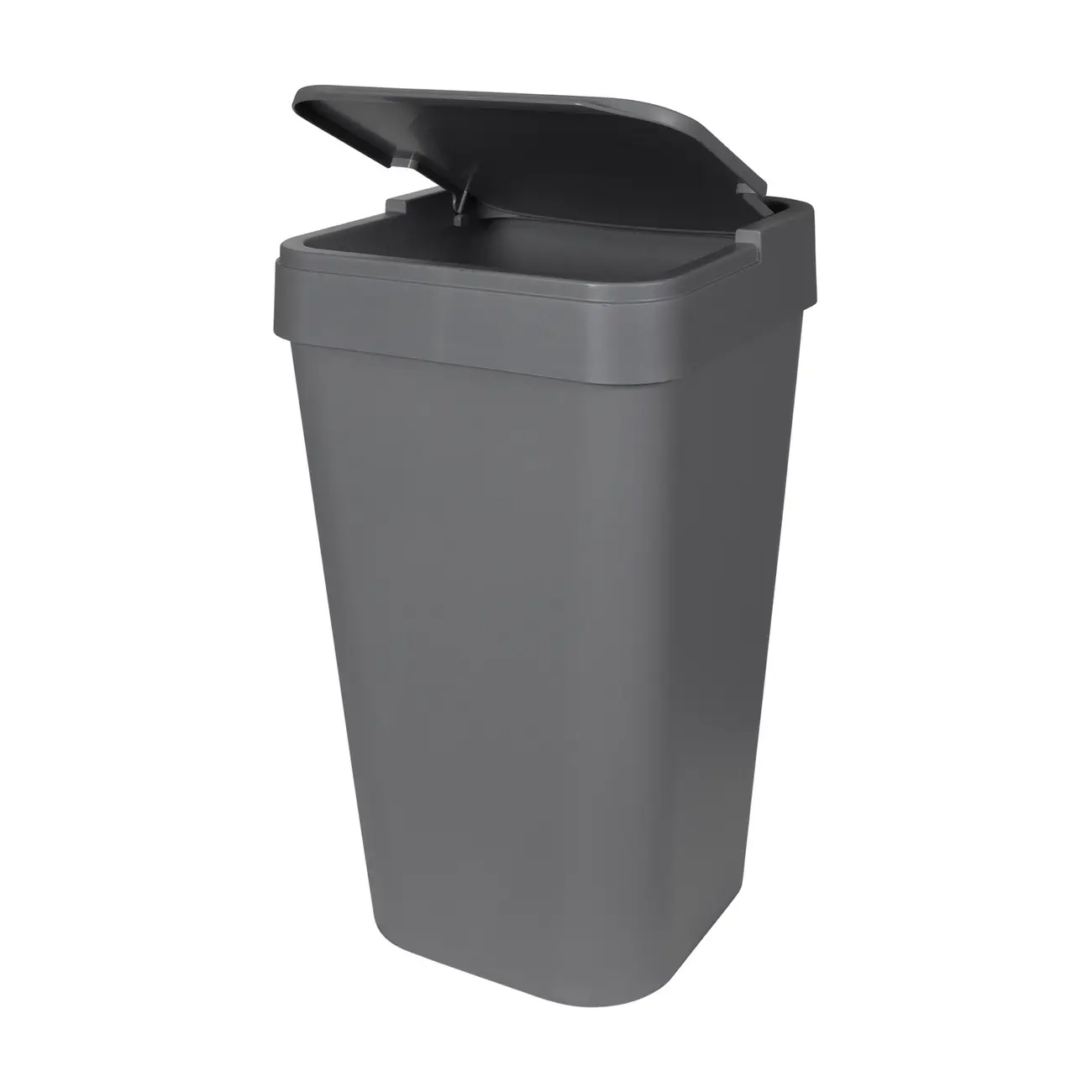 LIXEIRA 15 L FLAP - CINZA - Foto 2
